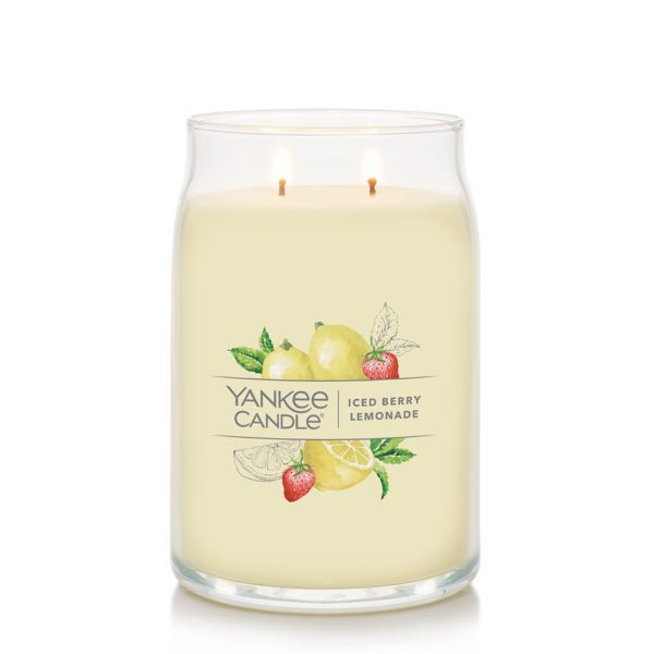 YANKEE CANDLE Signature Iced Berry Lemonade Scented Jar Candle